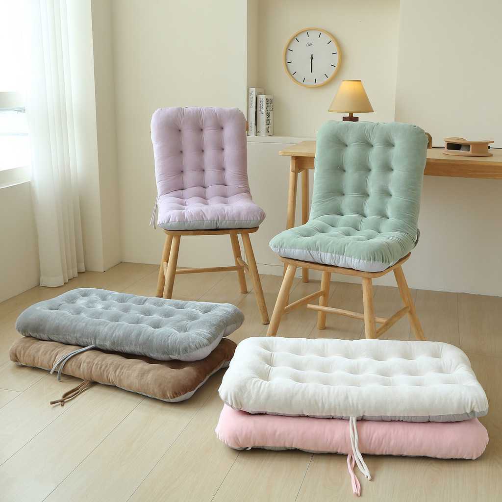 【Ready Stock】 One-Piece Thickened Warm Fleece Cushion Office Computer Chair Sitting Chair Cushion No