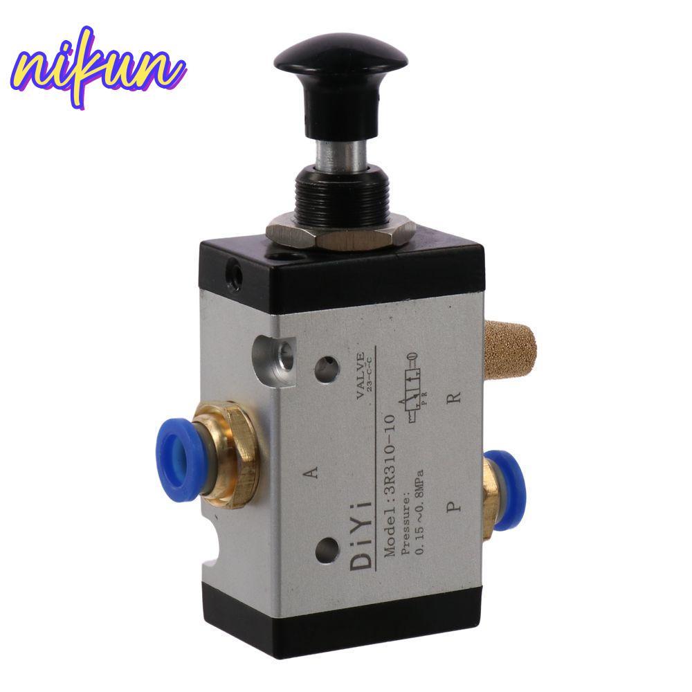 NIKUN 3R210-08, Van điện từ tay không khí 3 chiều, Van khí thủ công Điều khiển bằng tay khí nén 2 vị