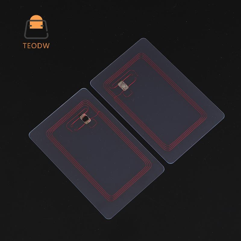 [TeOdw-t] 5 / 10 / 20 Chiếc Thẻ NFC Trong Suốt Trống Thẻ NFC NFC NFC Có Thể Lập Trình NFC 215 Thẻ NF