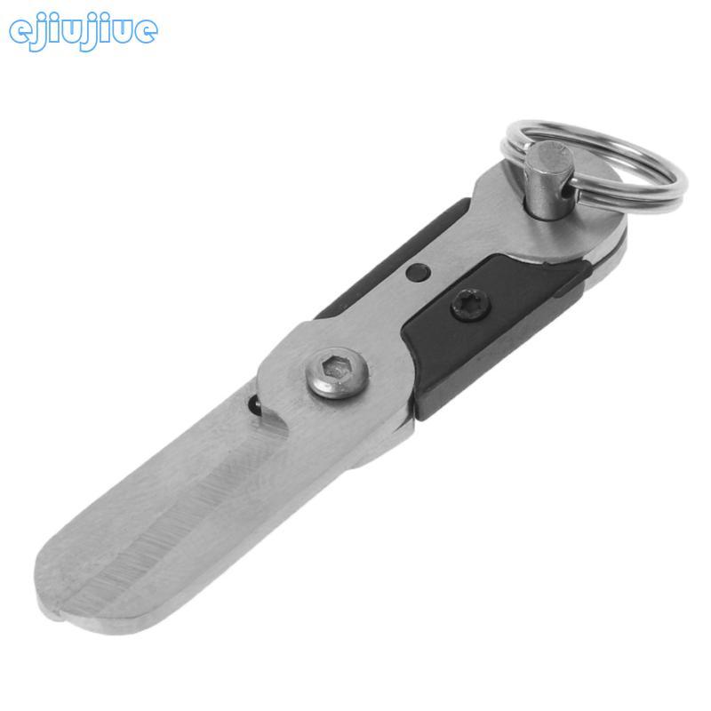 Cc Outdoor Survival EDC Mini Spring Scissor Pocket Tool cho móc chìa khóa không gỉ Ste