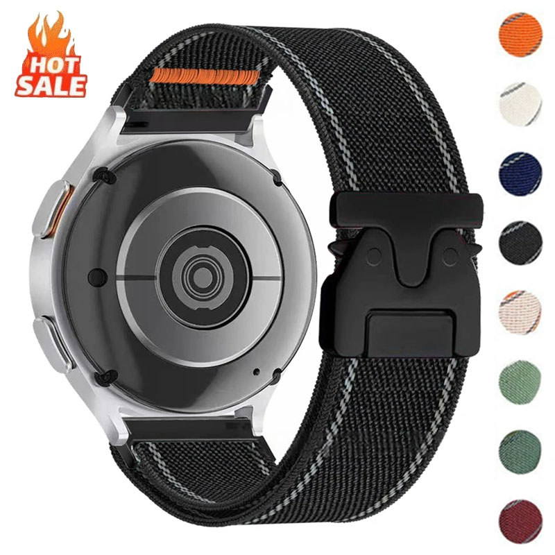 Dây đeo Nylon 20mm 22mm cho Garmin Venu 4 3 2 SQ Forerunner 265 165 255 55 570 47 / 42mm Vòng tay dù