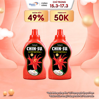 Combo 2 Tương Ớt CHIN-SU 500G (Bao bì có thể thay đổi theo đợt nhập hàng)