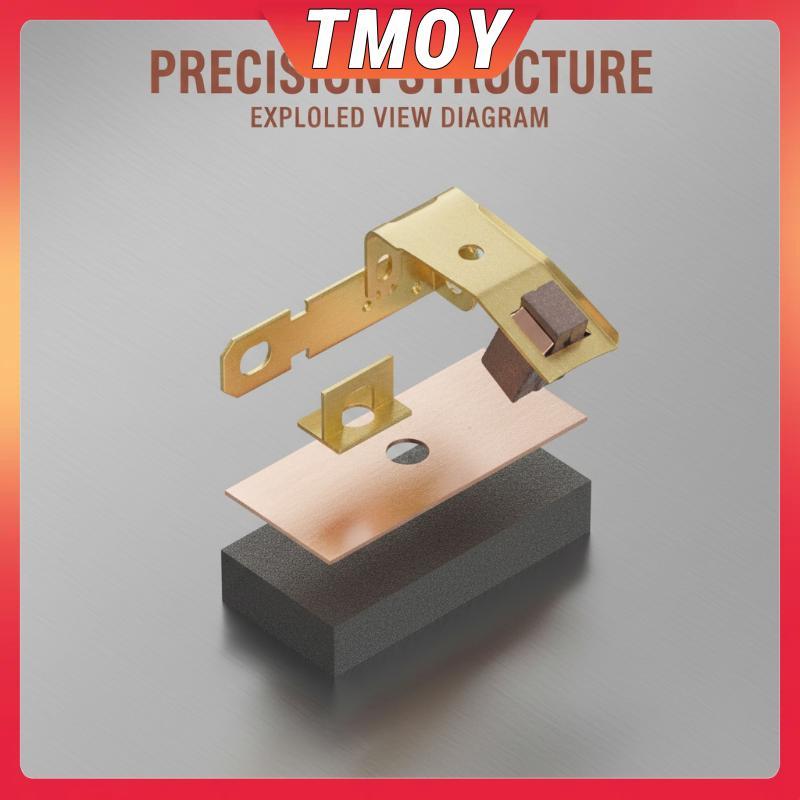 TMOY 2 / 6 / 10 Chiếc Máy Khoan Điện DIY Dụng Cụ Điện Động Cơ DC Bàn Chải Carbon Giá Đỡ Cho RS-775WC