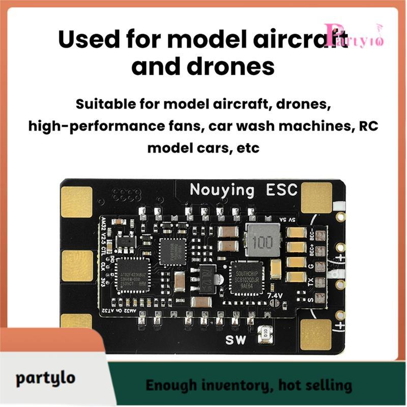 [partylo] Bộ điều khiển động cơ không chổi than 3-8S AM32 ESC 120A cho FPV Drone RC Máy bay cánh cố 