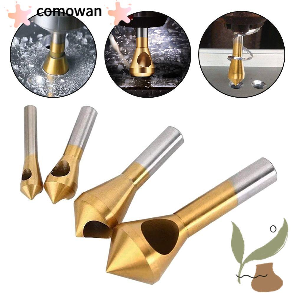 COMOWAN Deburring Chamfering Cutter Punch Tool Đa chức năng Deburring Center Drill Bits Chamfer Bori