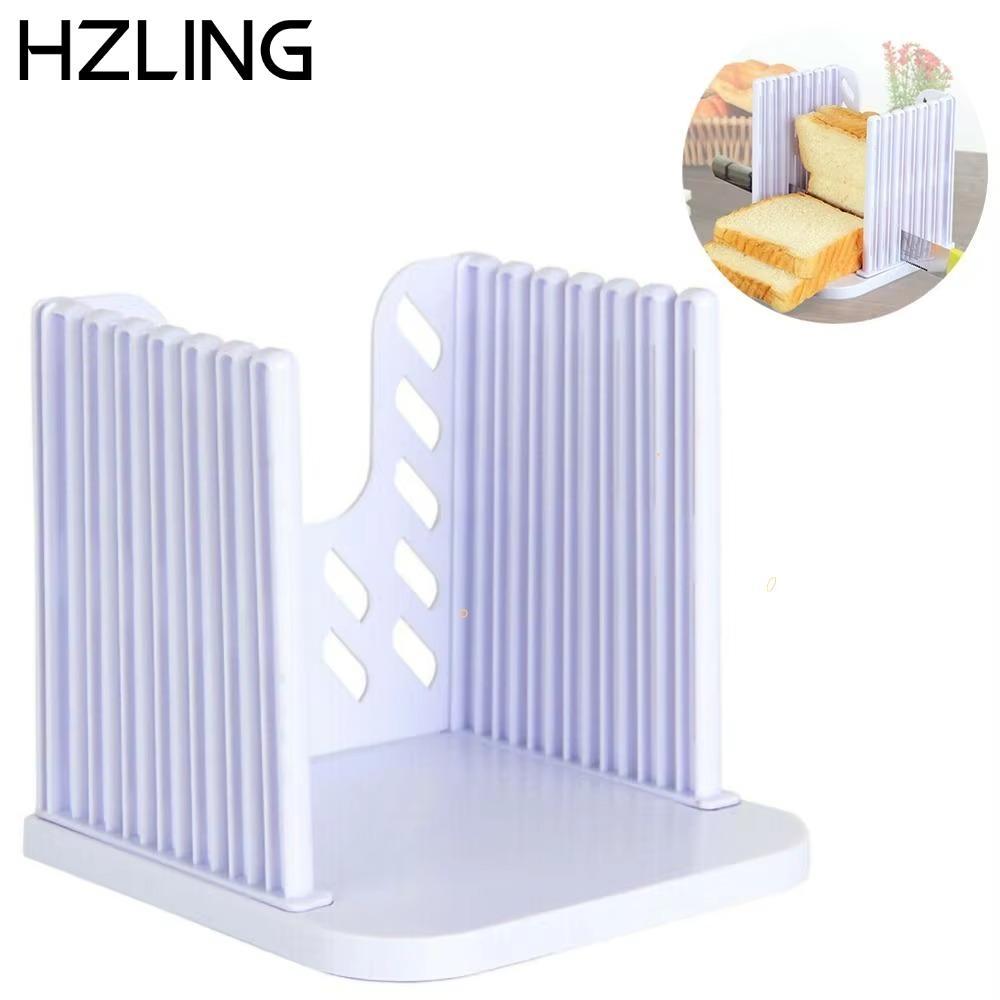 Khuôn cắt bánh Sandwich HZLING, Giá đỡ cắt bánh mì nướng đa chức năng di động, Giá đỡ cắt bánh mì nướng bằng nhựa có thể gập lại chất lượng cao cho bánh mì tự làm