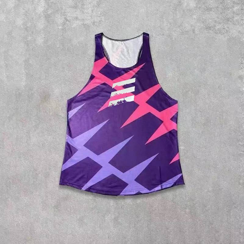 I-Shaped Track and Field Vest Sports Running Competition Physical Examination Relay Hurdle Shorts 5O