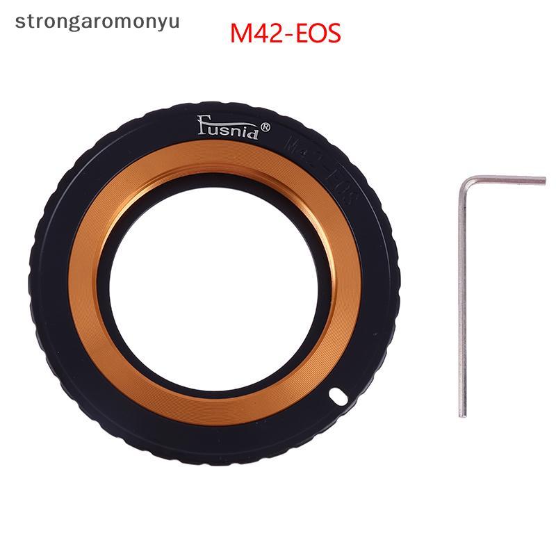 YU M42 Ống Kính Sang Canon EOS EF Adapter Vòng Có Thể Điều Chỉnh Ống Kính M42 Cho Canon EOS SLR Body