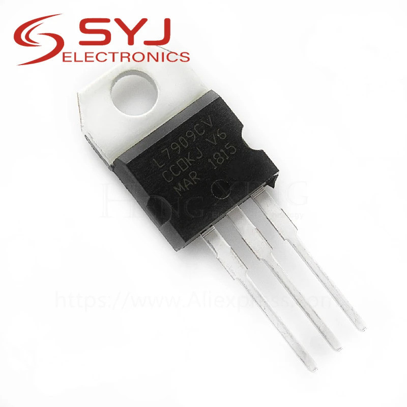 10 Cái / lốc L7909CV TO220 L7909 TO-220 7909 LM7909 MC7909 IC điều chỉnh điện áp mới Còn hàng