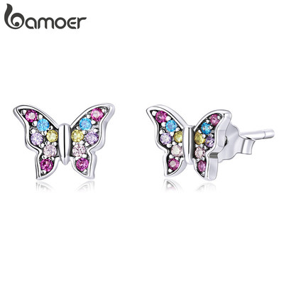 Bamoer Bông tai Hình bướm Nhiều màu sắc - Trang sức thời trang & Quà tặng cho Nữ