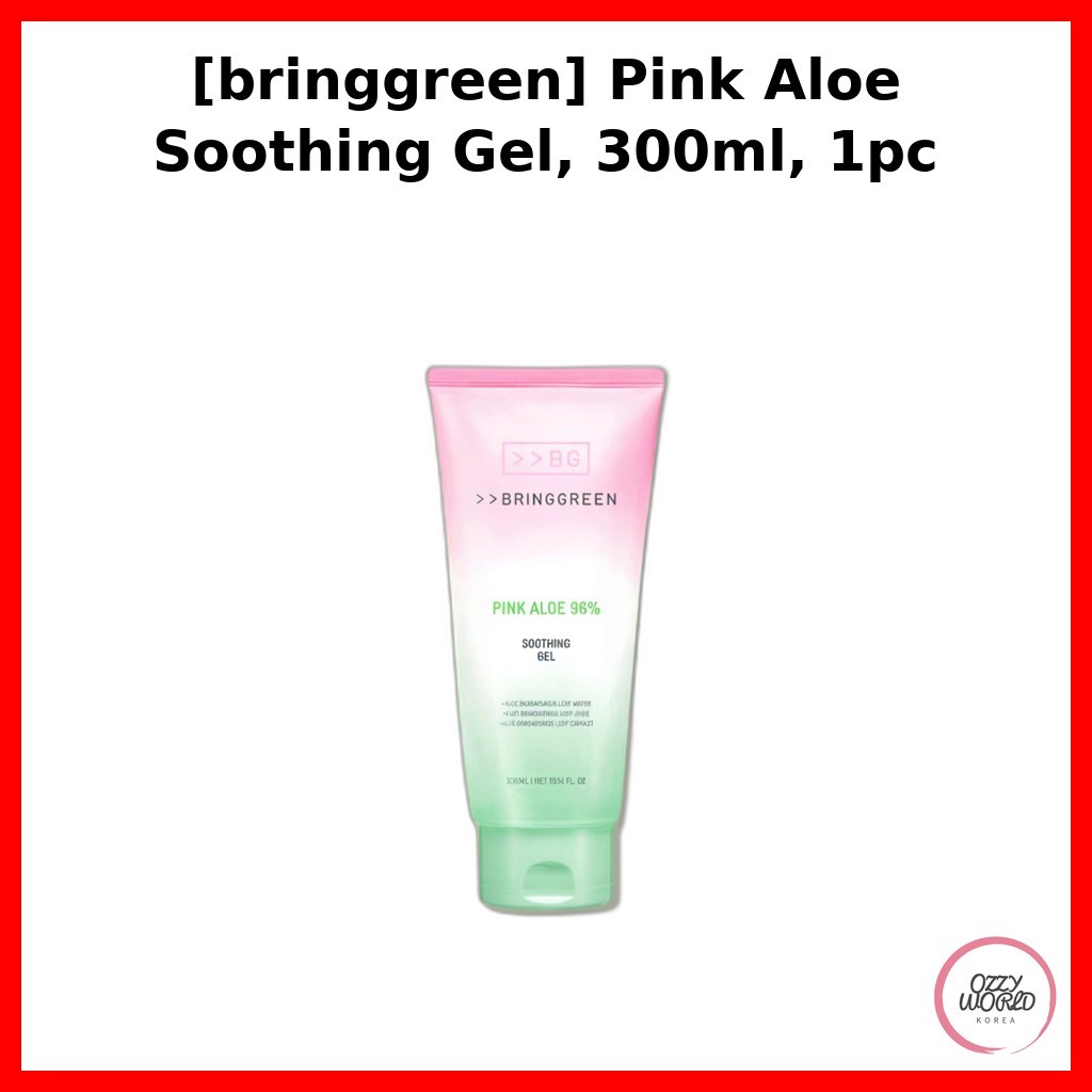 [mang lại] Gel làm dịu lô hội hồng, 300ml, 1 cái / Gel lô hội Hàn Quốc / Công thức nhẹ / Chính hãng 