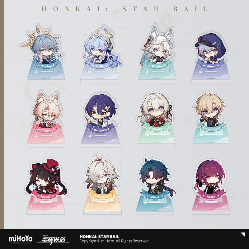 Sunsyea Honkai Star Rail Official Merch miHoYo Original Authentic Nameless Medal Series Acrylic Seal