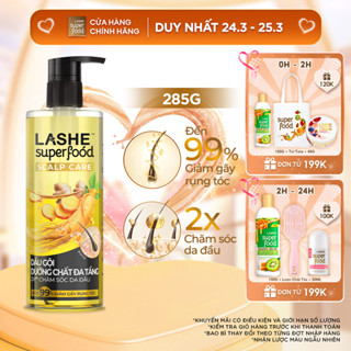 [MỚI RA MẮT] Dầu Gội Dưỡng Chất Đa Tầng LASHE SUPERFOOD SCALP CARE 285G