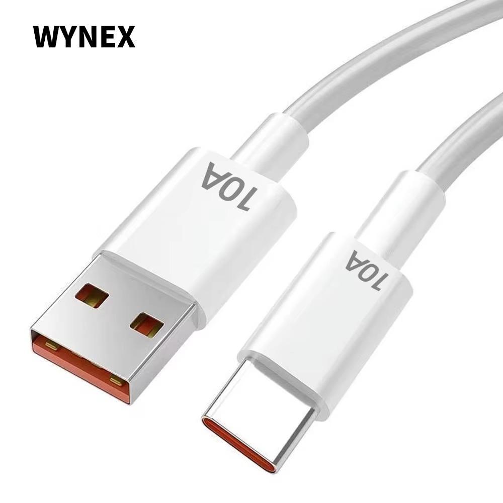 Cáp WYNEX Loại C, Dây sạc nhanh 10A 120W 10A, Cáp sạc USB Dây cáp dữ liệu USB C cho Huawei