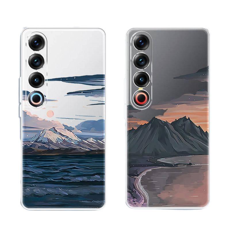 Dành cho Ốp điện thoại Meizu 21 Pro Meizu 21 Vỏ bảo vệ Meizu 21 Note Vỏ mềm viền cong silicon trong 