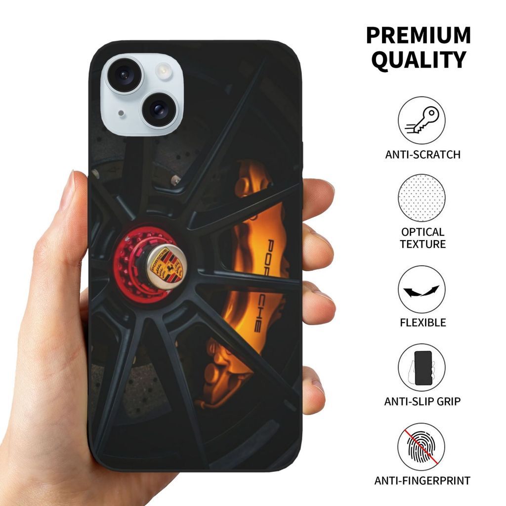 Ốp điện thoại Logo Porsche Vỏ bảo vệ Iphone 16 17 Pro Max Plus X S a5