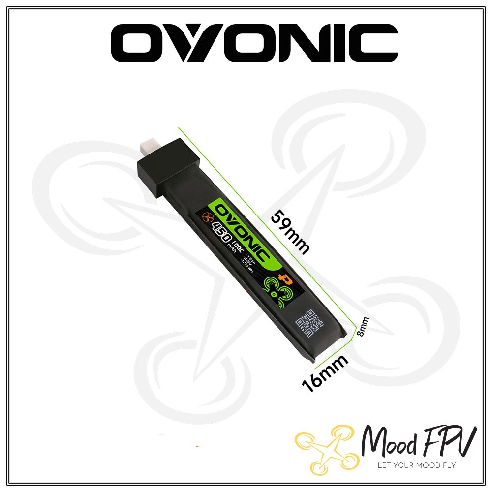 Ovonic 450mah 1S 100C BT2.0
