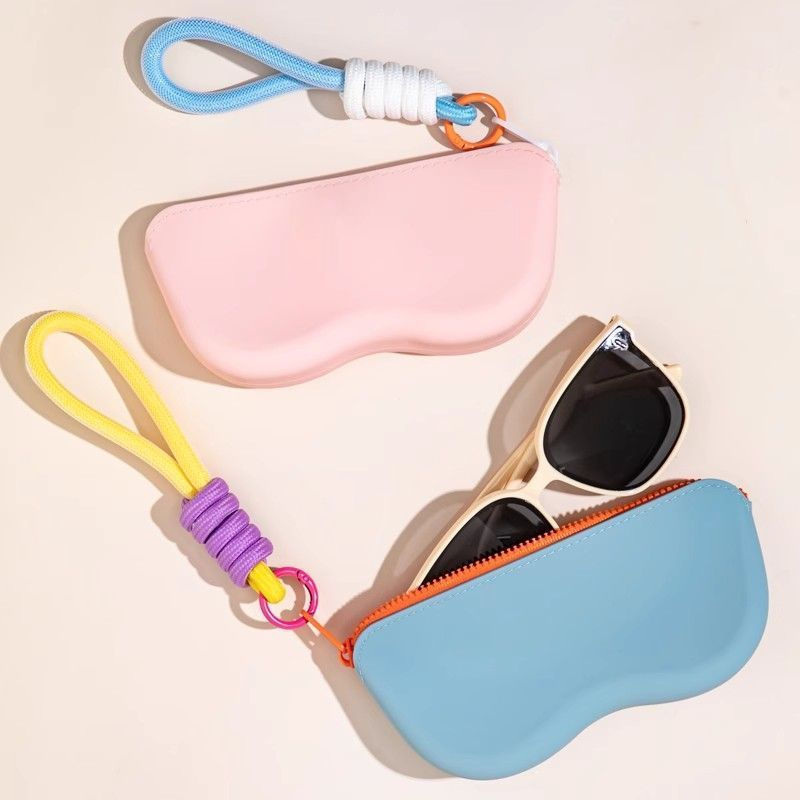 New Product#Candy color glasses case, sunglasses protective cover, storage bag, travel portable sili