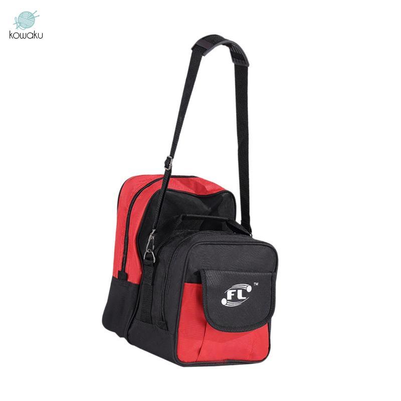 Bền Bowling Mang Theo Túi Vải 1680D Bóng Đơn Hộp Đựng Di Động Lưu Trữ Cho Mười Pin Bowling