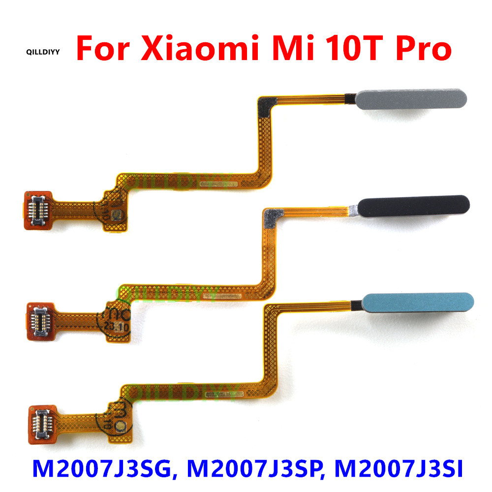 Vân Tay ID Nút Home Vân Tay Menu Trở Lại Cảm Biến Chìa Khóa Cáp Mềm Cho Xiaomi Mi 10T Pro 5G Bộ Phận