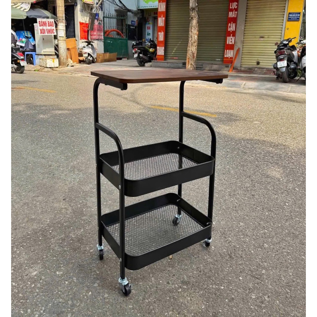 Kệ spa mặt gỗ 3T 7997store.