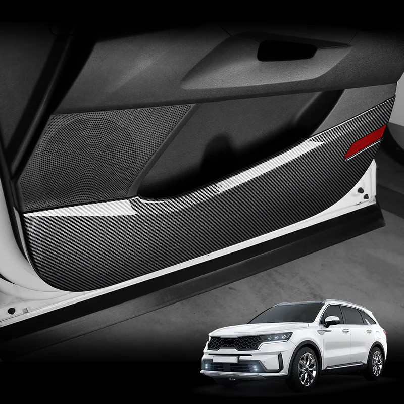 Cửa Xe Chống Đá Miếng Lót Scuff Bảo Vệ Bao Viền Phụ Kiện Dành Cho Xe Kia Sorento MQ4 2021-2026