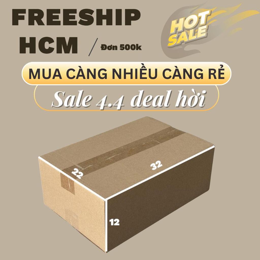 Hộp Carton Thường 32x22x12 Combo 150 Cái