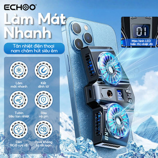 Phone Cooler Gaming Quạt Tản Nhiệt Điện Thoại TEC Màn Hình LCD Kẹp Lưng Nam Châm Làm Mát Game Mobile