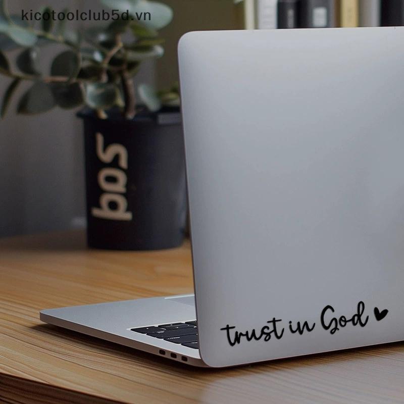 Null Trust In God Heart Car Rear View Mirror Stier Decal Faith Bible Verse Christian Decor null