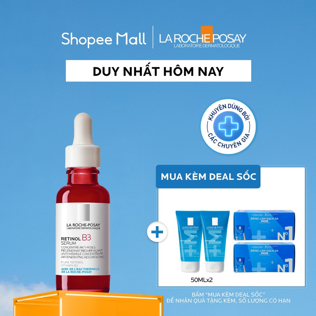 Dưỡng chất giúp giảm thâm nám La Roche-Posay Retinol B3 Serum 30ml
