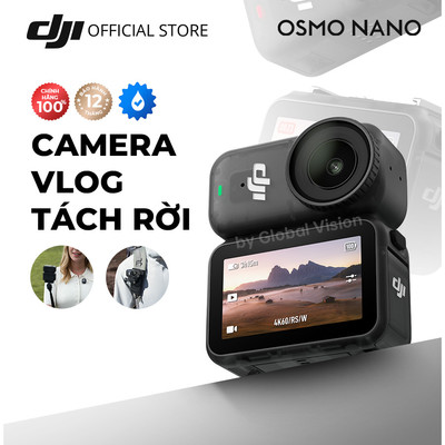 Camera hành động DJI Osmo Nano siêu nhẹ, màn hình OLED, quay video lên đến 4K/60fps