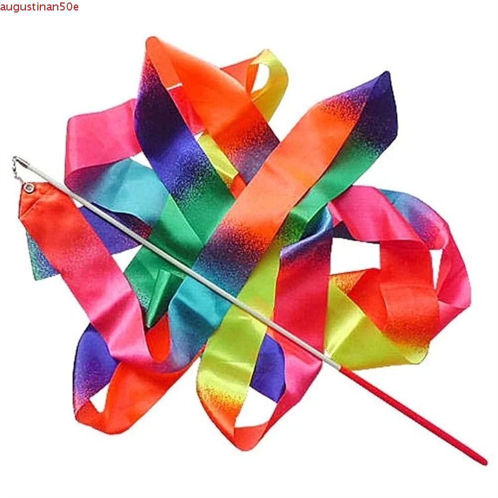 Ribbon Dance Prop Verge - Thiết Bị Thể Thao Màu Gradient cho Biểu Diễn Múa Ballet 2m hoặc 4m