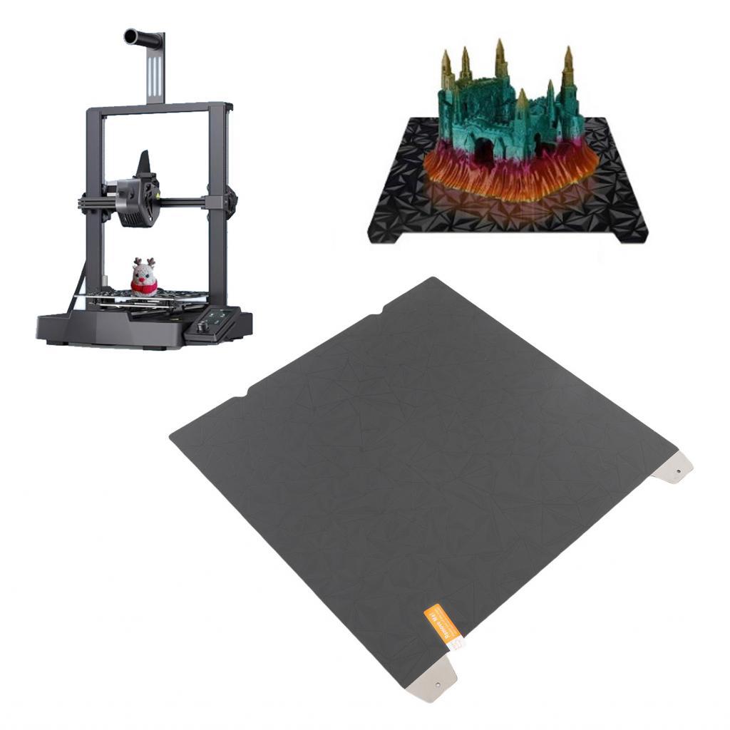 Tấm xây dựng PEO PET Tấm kim cương và sợi Carbon 235x235mm Chống nhiệt độ cao linh hoạt cho PLA TPU 