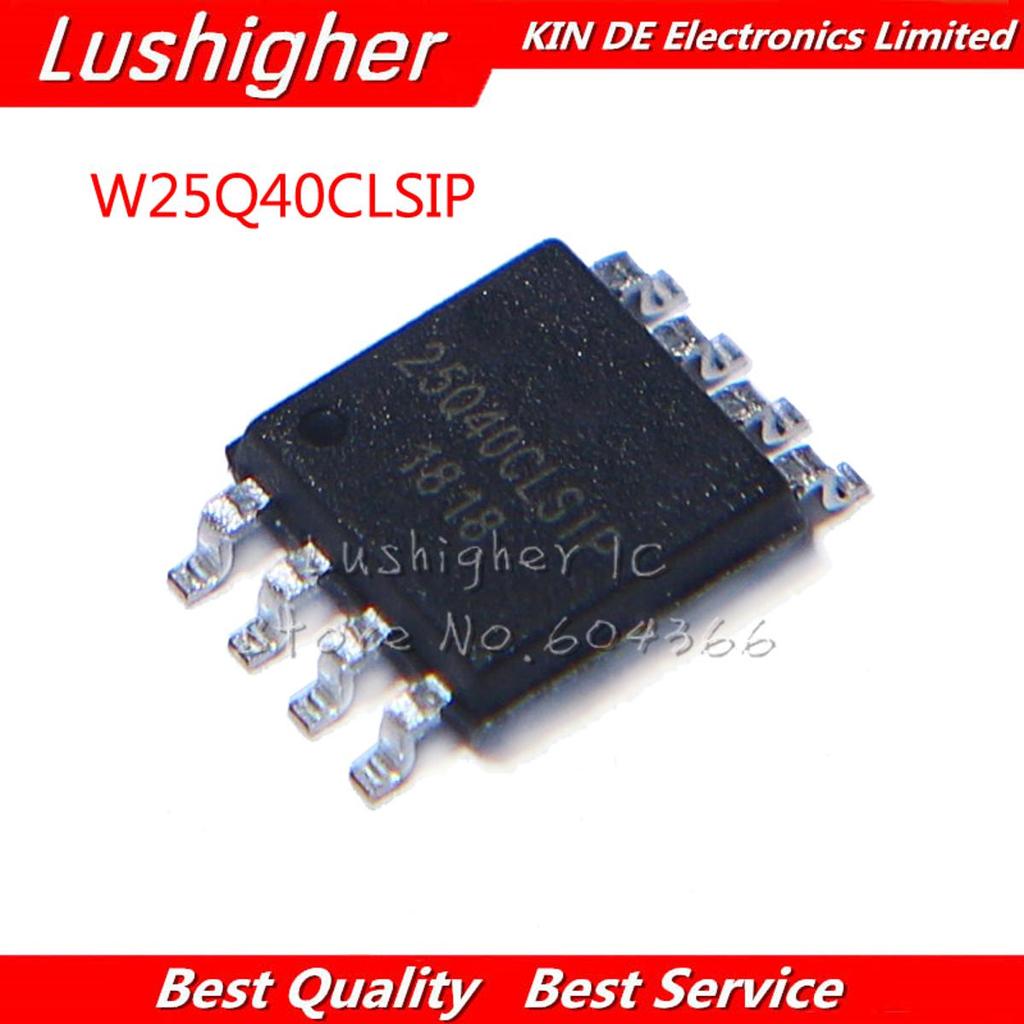 10 chiếc W25Q40CLSSIP W25Q40CLSIP 25Q40CLSIP W25Q40CLSSIG W25Q40CVSSIG SOP-8 SMD