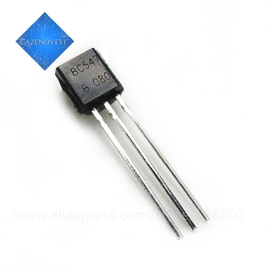 100 Cái / lốc BC547B BC547 0.1A 45V TO-92
