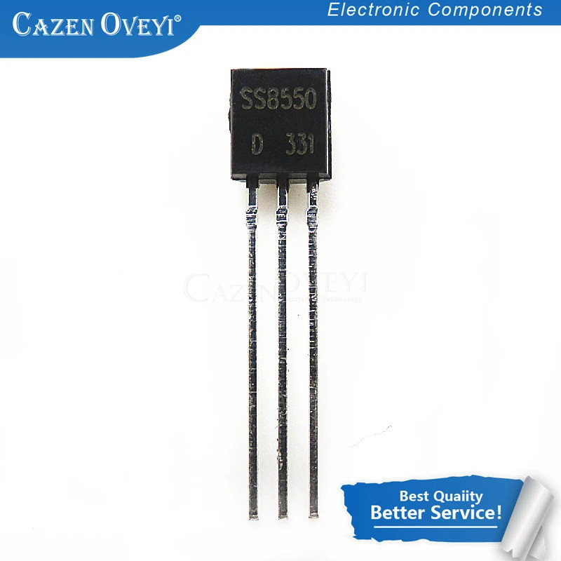100 Cái / lốc S8550D S8550 8550 PNP Transistor TO-92 Còn Hàng