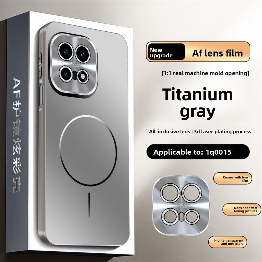 Vỏ Cho IQoo 15 IQOO15 Ốp Lưng Băng Từ Tính Độ Nét Cao Ống Kính Phim Ốp Lưng Điện Thoại Chống Sốc Vỏ 