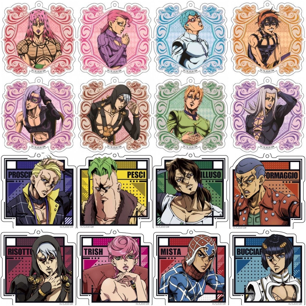 Anime JoJo's Bizarre Adventure Giorno Giovanna Bruno Buccellati Cosplay Costume Pendant Props