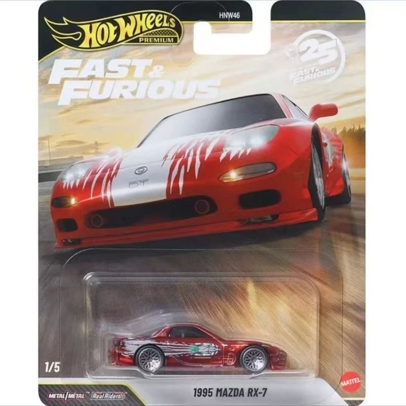 [Hot Wheels] Đồ trang trí mô hình ô tô hợp kim Mazda RX7 Chevrolet SS Honda Lamborghini tốc độ và ni