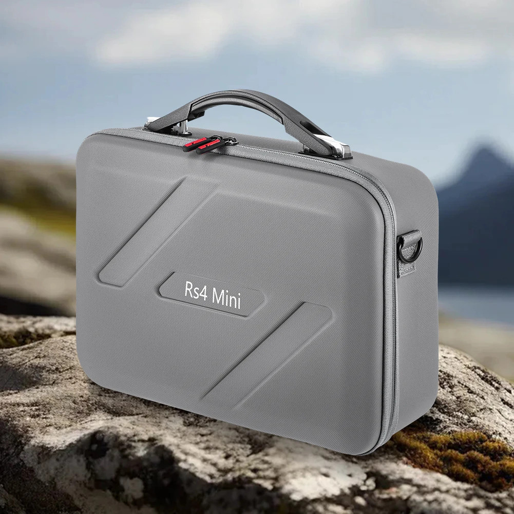 Dành Cho DJI RS4 Mini Hộp Đựng PU Di Động Túi Bảo Quản Chống Sốc Vỏ Bảo Vệ Chống Bắn Cho DJI RS 4 Mi