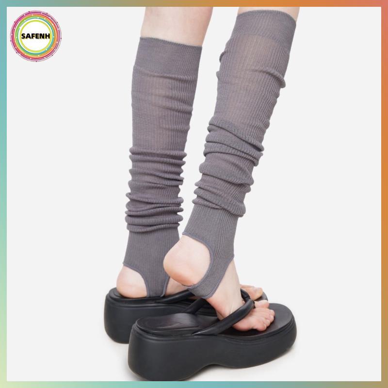 Tất chân cotton mềm mại và thoáng mát, bông com lê chống xù lông, phù hợp mùa hè dành cho nữ
