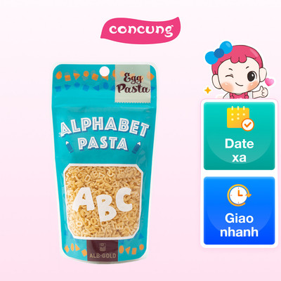 Mì nui trứng Egg Pasta hình chữ cái ABC