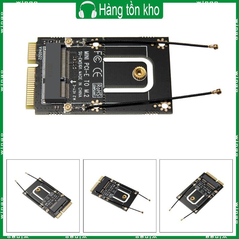 WIN Mini PCI-E sang m2 Adapter Chuyển Đổi Thẻ Mở Rộng m2 Key NGFF E Giao Diện cho m2