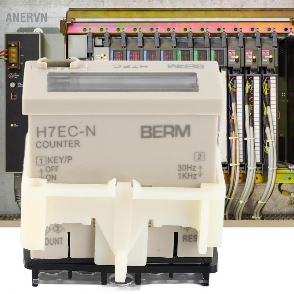 anervn H7EC N Không có điện áp đầu vào Bộ đếm điện kỹ thuật số với màn hình LCD 8gigit để điều khiển
