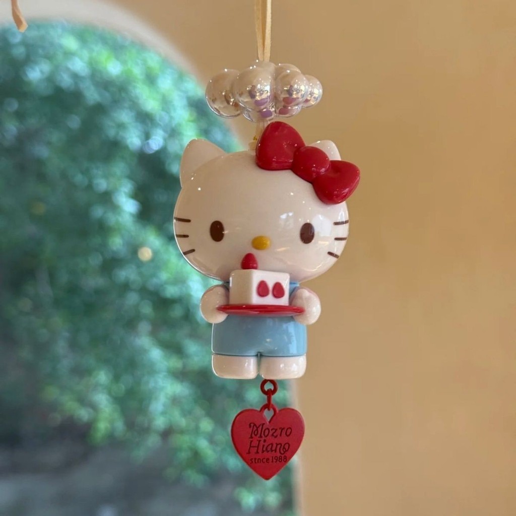 Cô Gái Chính Hãng Kitty Kitty Kitty Xe Hòa Bình Niềm Vui Đồ Trang Trí Xe Dễ Thương Gương Chiếu Hậu T