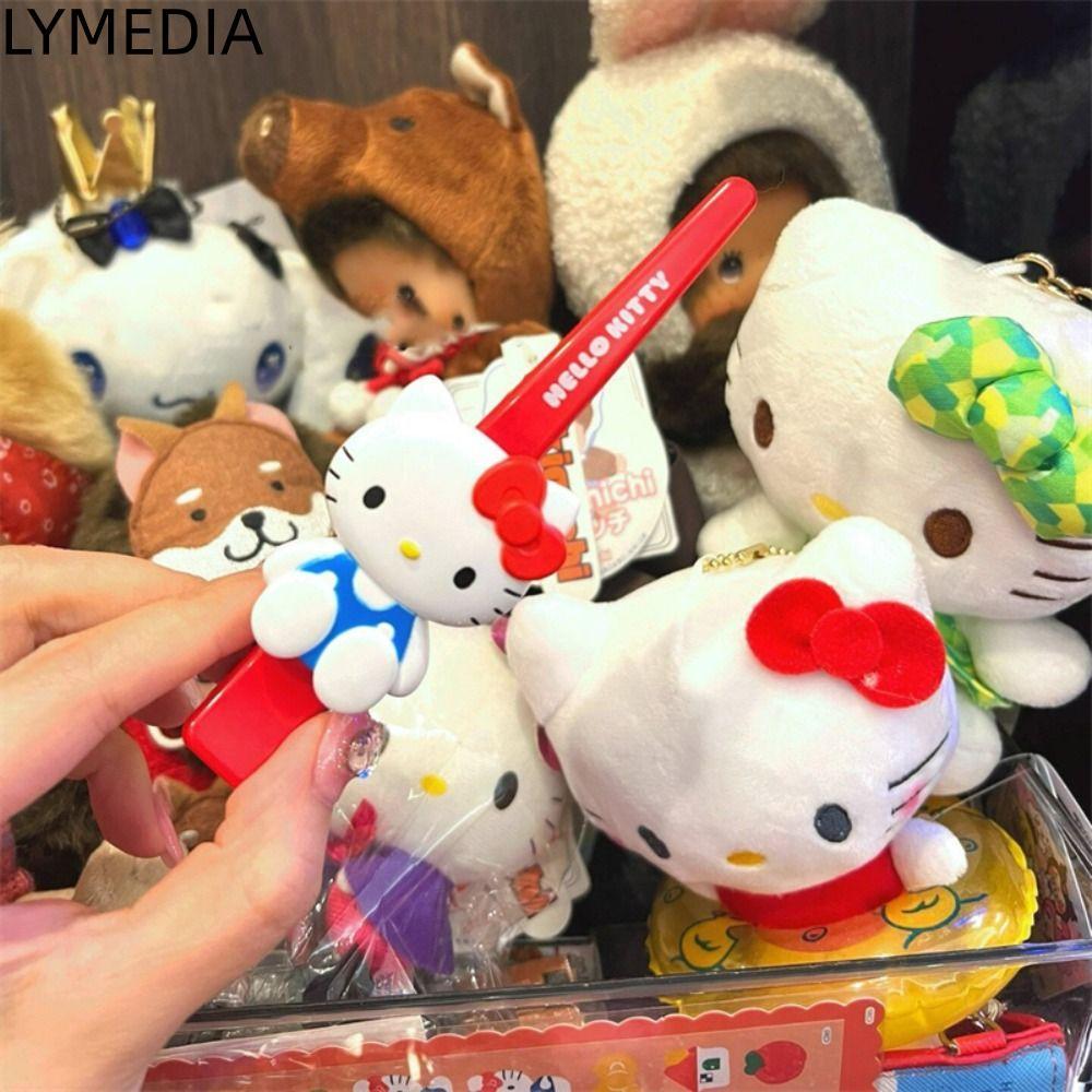 L YMEDIA Mũ Kẹp Tóc Nổ Hello Kitty & Mèo Kitty, Phụ Kiện Tóc Cute Cho Bé Gái