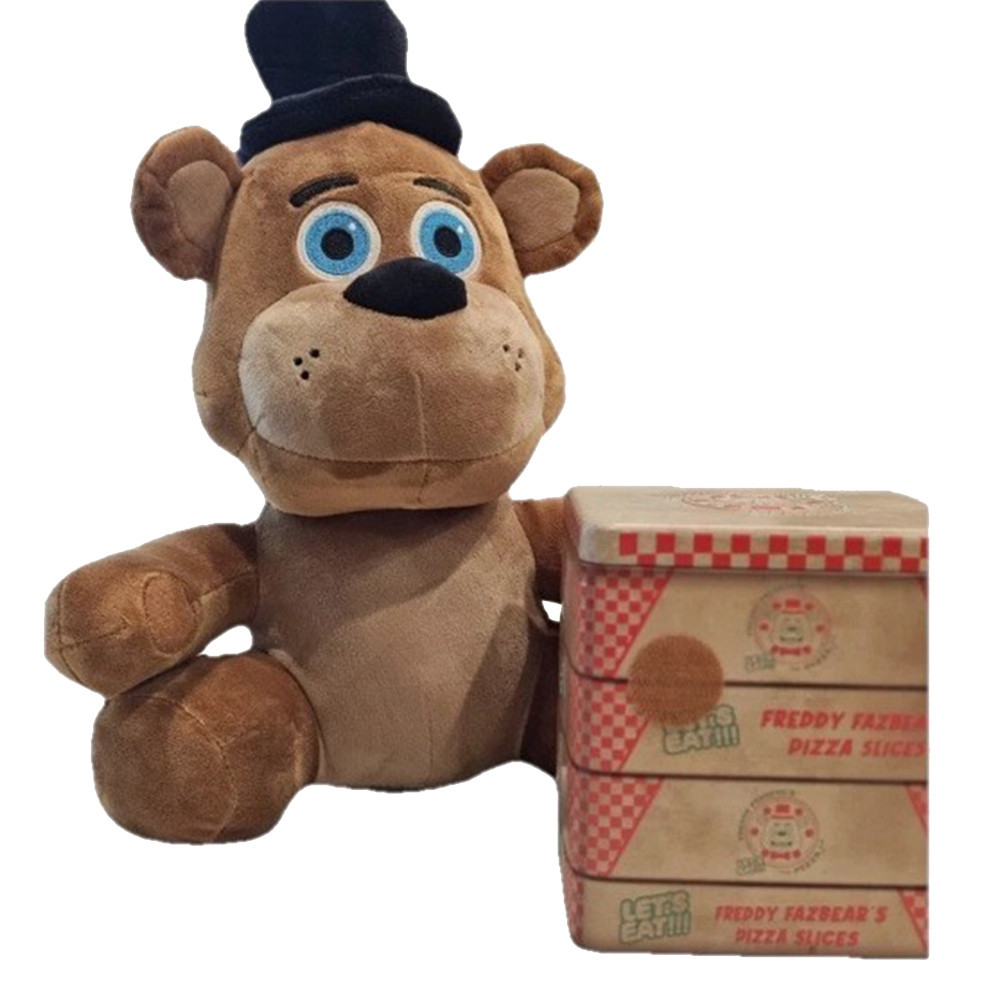 Five Nights At Freddy's 2 Popcorn Bucket Cartoon Freddy Fazbear Plush with Popcorn Bucket