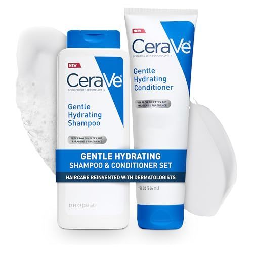 Dầu gội dưỡng ẩm nhẹ nhàng CeraVe, với Ceramides, Niacinamide & Axit Hyaluronic Cho Tóc Mềm Mại, Khỏ