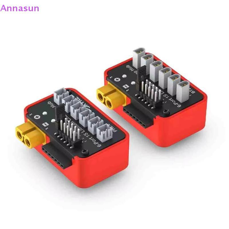 Annasun 1 Chiếc OSH 6 Cổng 1S Trung Tâm Sạc Pin Cho LiPo LiFe Li-ion LiHV Hỗ Trợ B6neo B6neo 2 B6neo