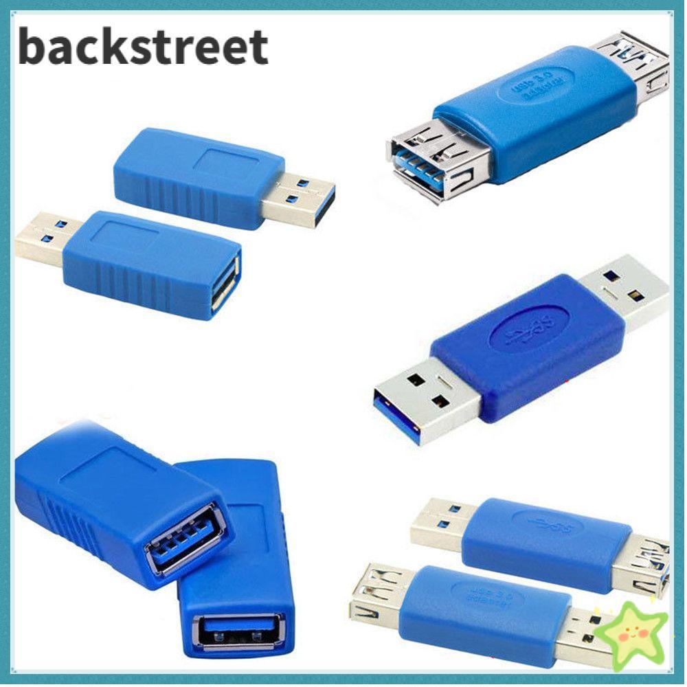 BACKSTREEENYF Bộ chuyển đổi USB 3.0 PC Laptop AM / AM Đầu nối điện tử tiêu dùng